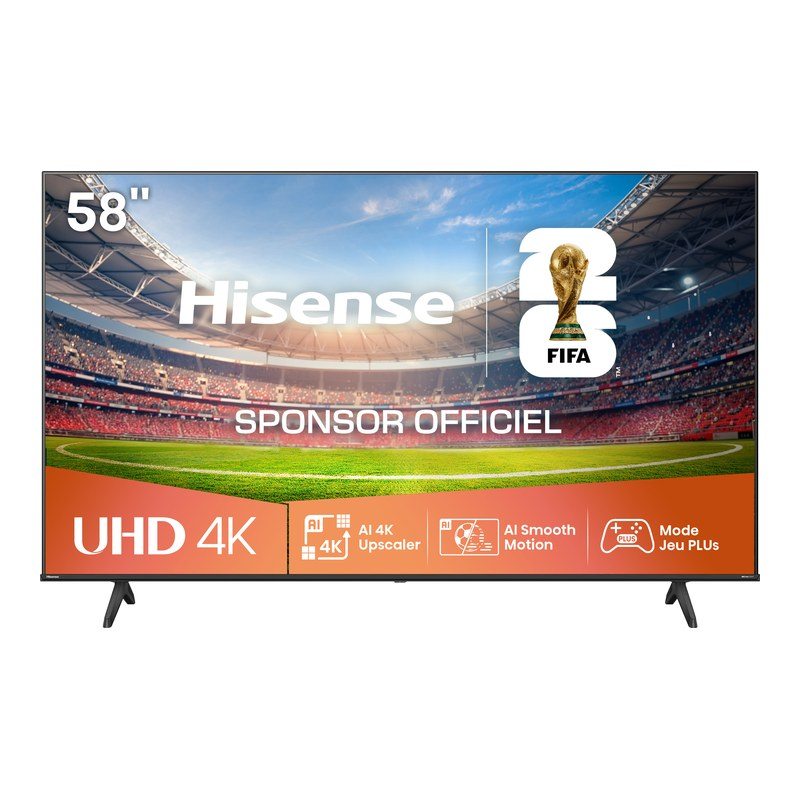 Tv Uhd 4k 58'' Hisense 58a6q Bon état -  reconditionné disponible sur Electro Depot